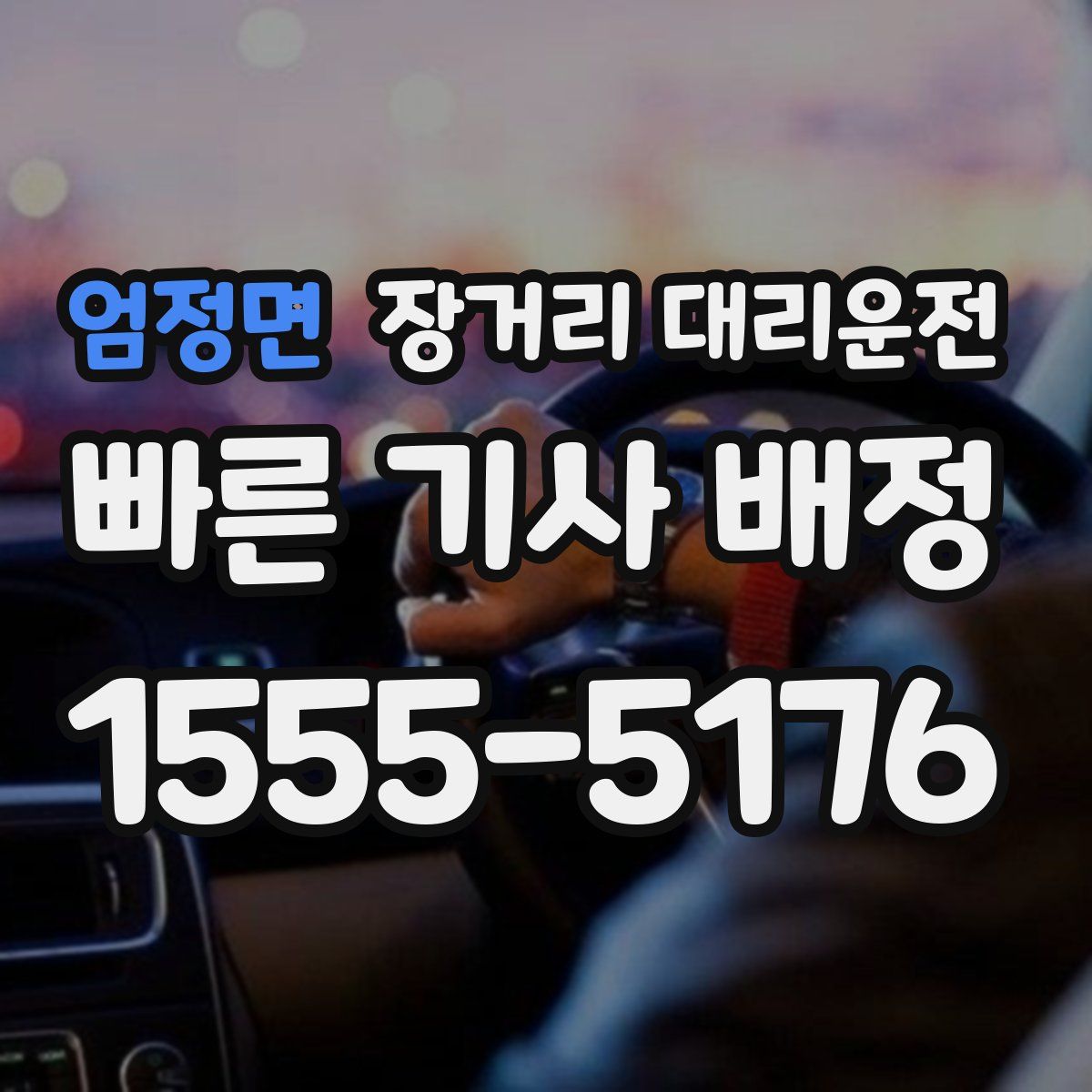 엄정면 장거리 대리운전