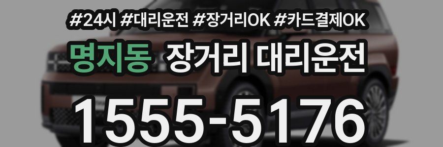 명지동 장거리 대리운전