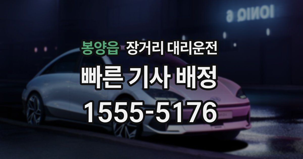 봉양읍 장거리 대리운전
