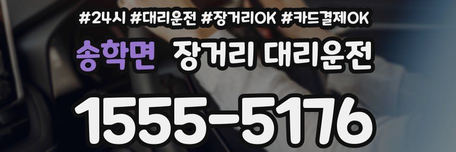 송학면 장거리 대리운전