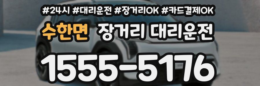 수한면 장거리 대리운전