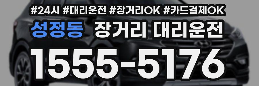 성정동 장거리 대리운전