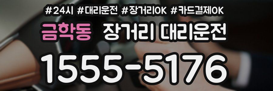 금학동 장거리 대리운전