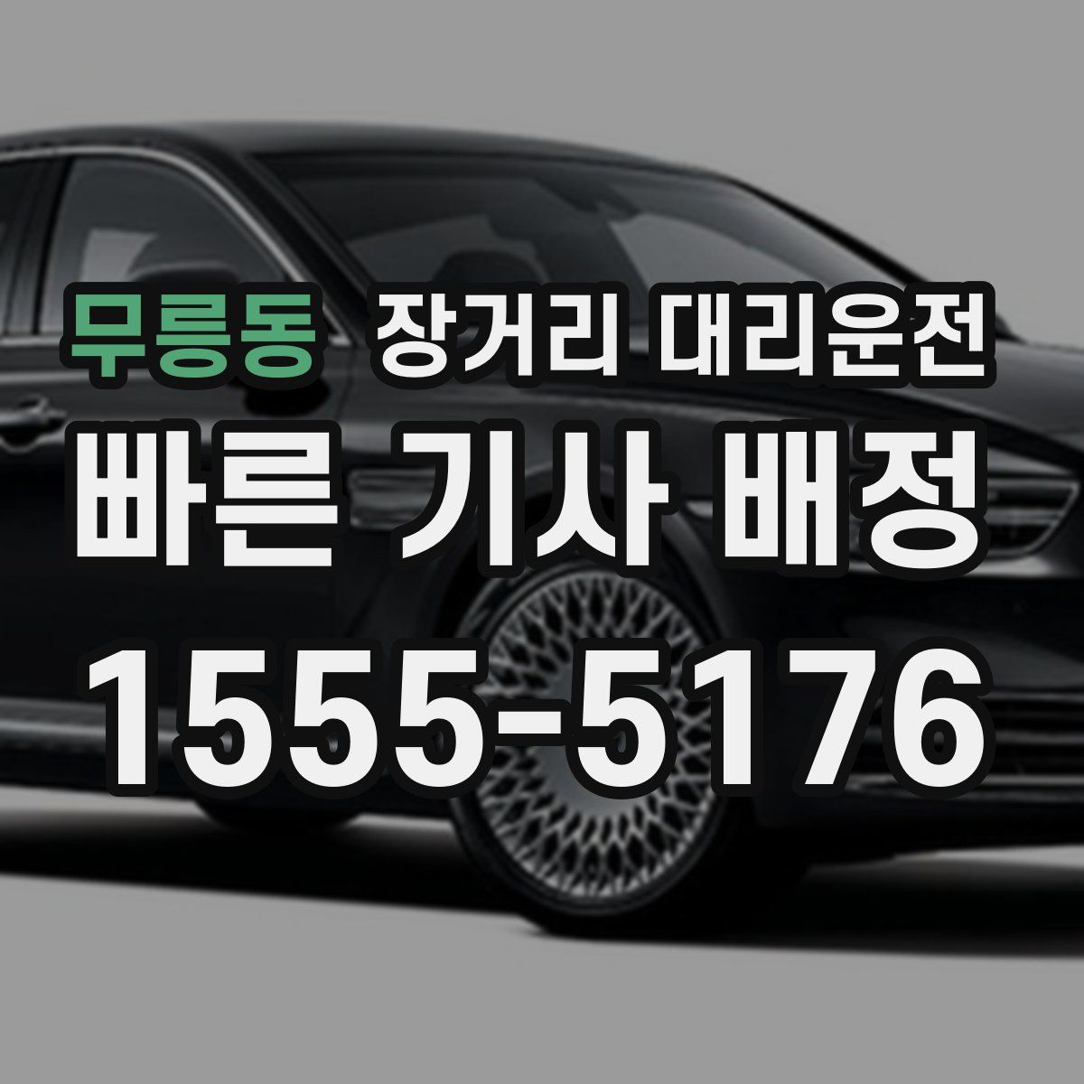 무릉동 장거리 대리운전