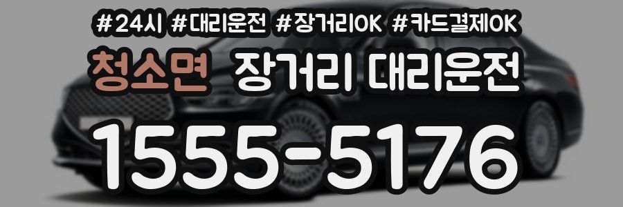 청소면 장거리 대리운전