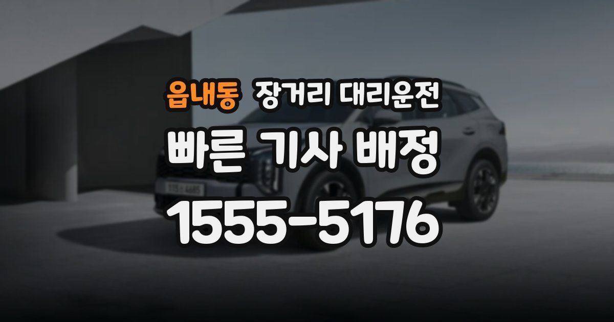 읍내동 장거리 대리운전