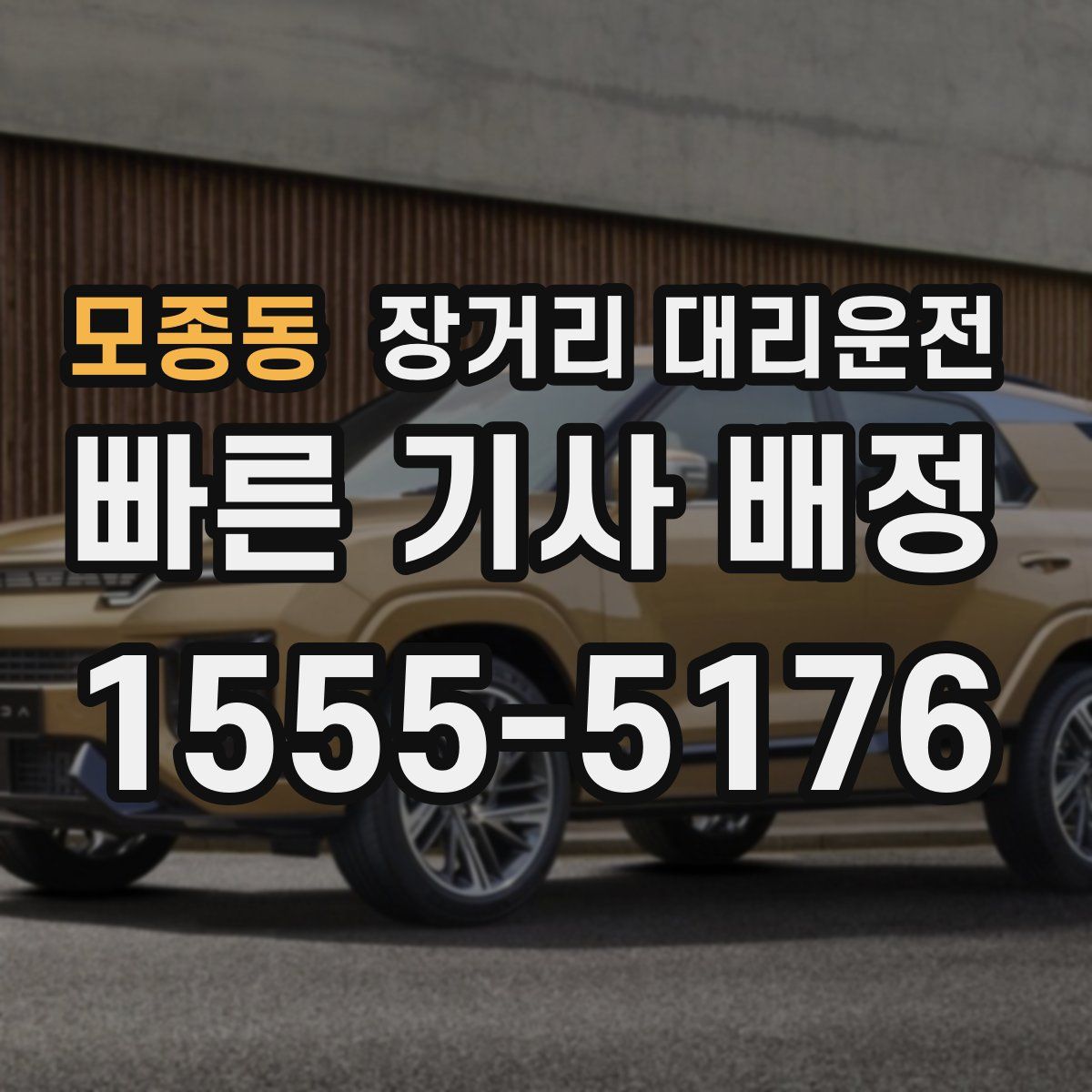모종동 장거리 대리운전