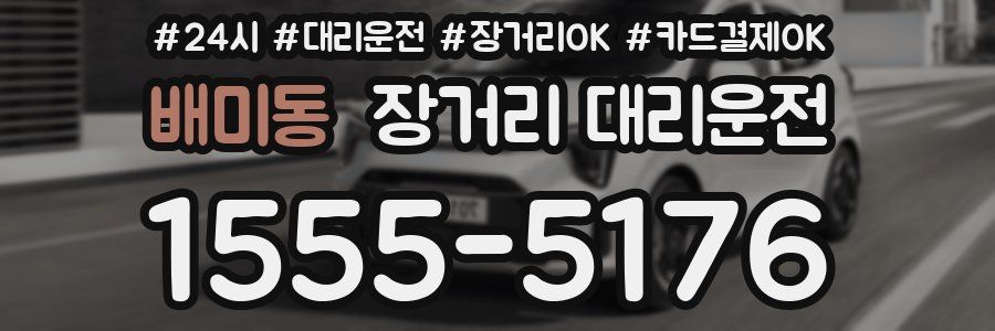 배미동 장거리 대리운전