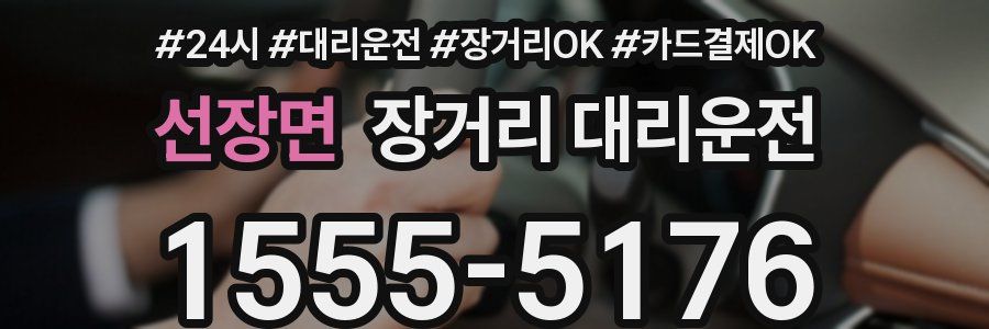 선장면 장거리 대리운전