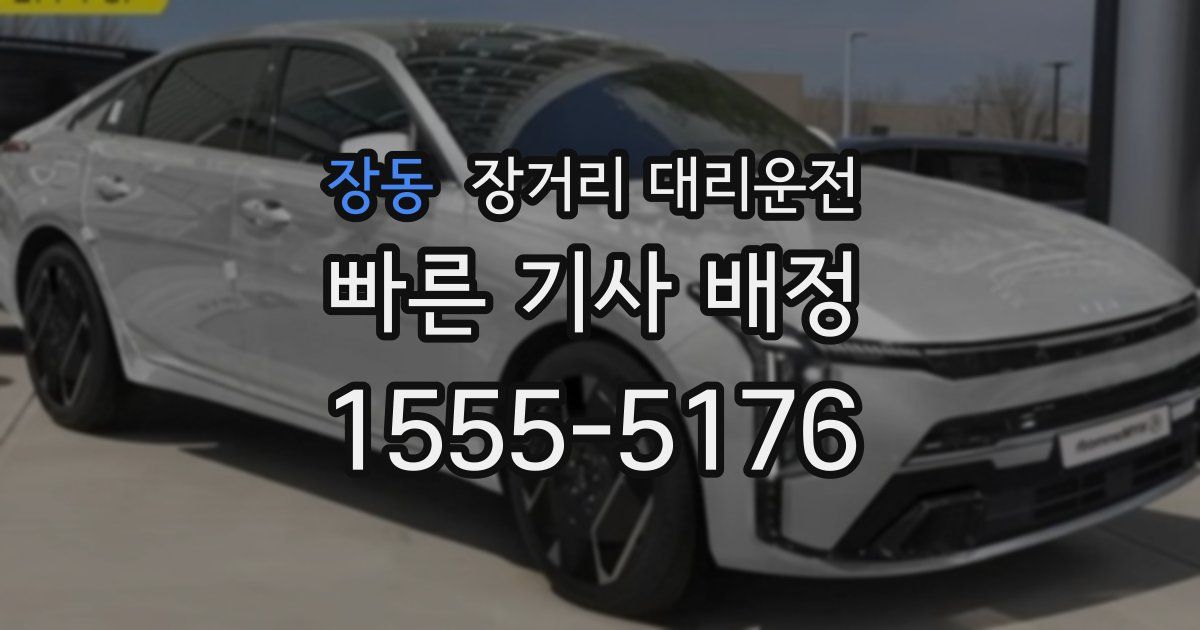 장동 장거리 대리운전