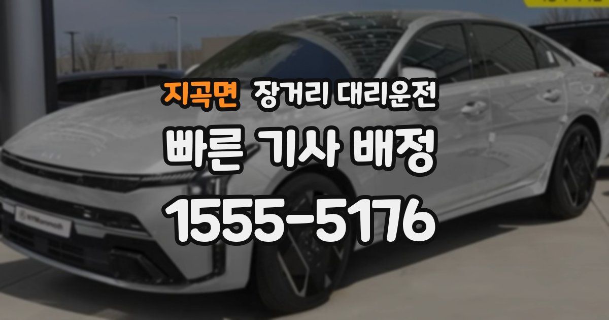 지곡면 장거리 대리운전