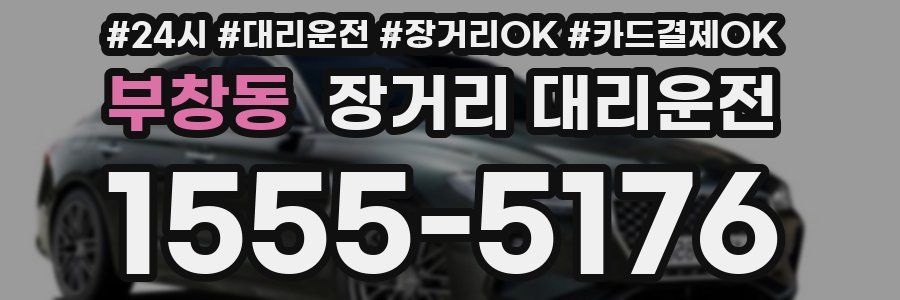 부창동 장거리 대리운전