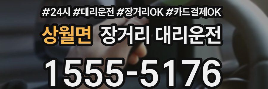 상월면 장거리 대리운전