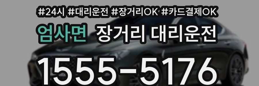 엄사면 장거리 대리운전