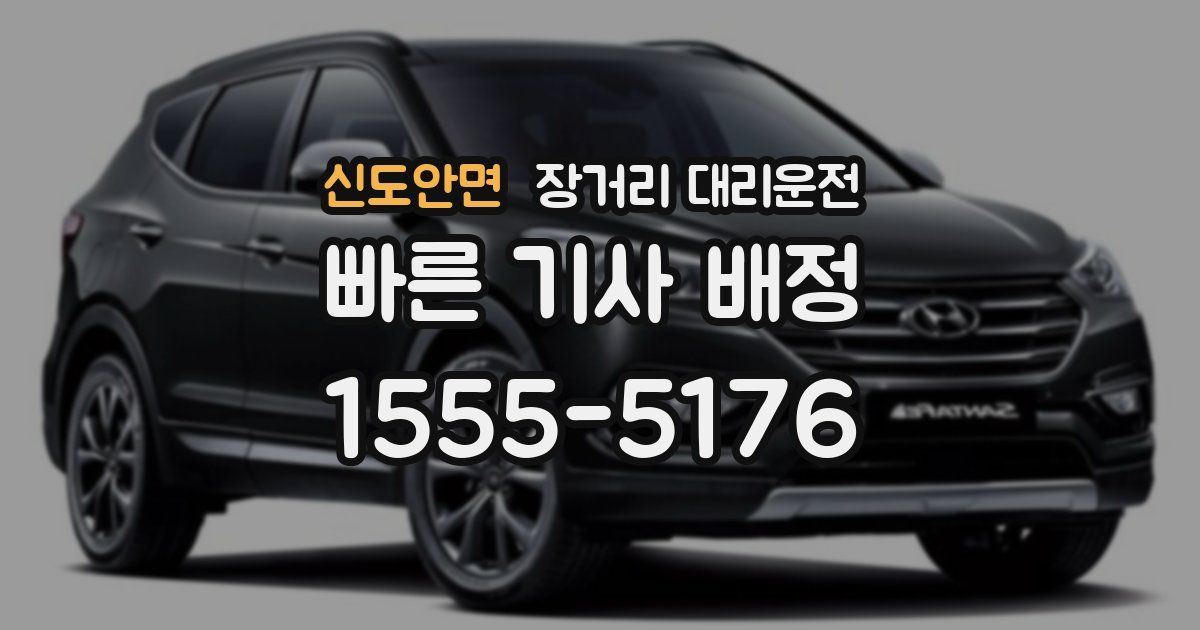 신도안면 장거리 대리운전