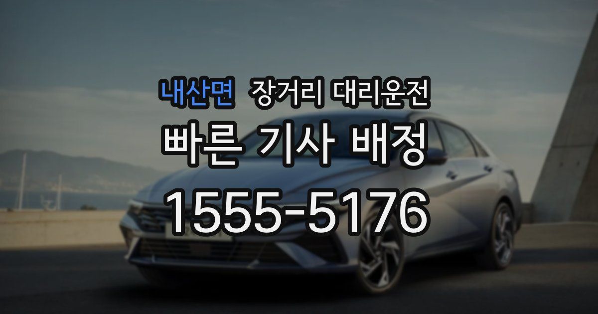 내산면 장거리 대리운전