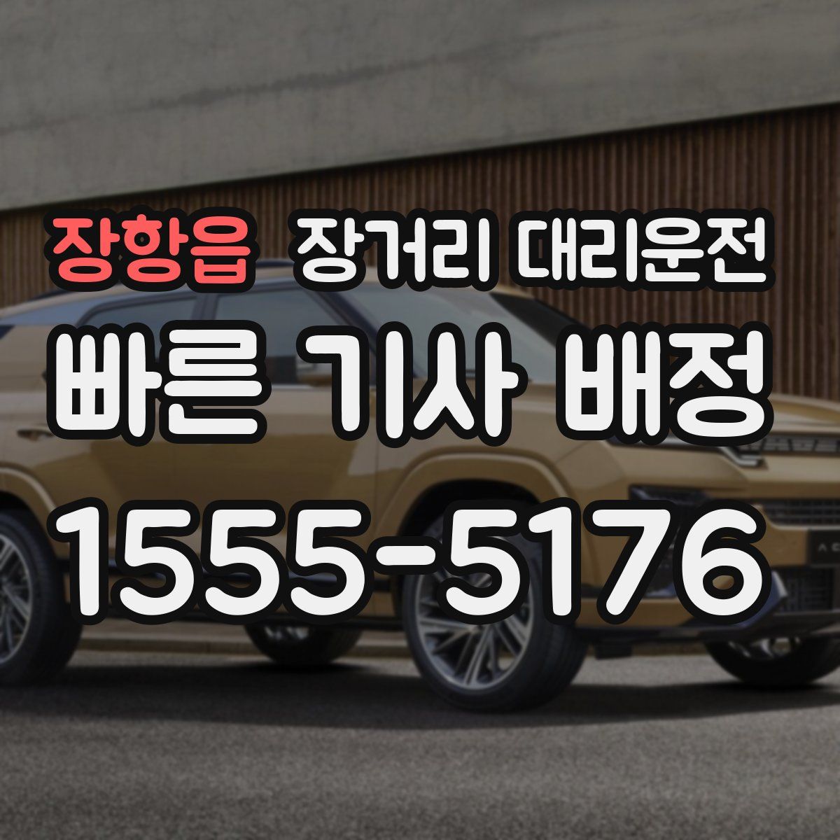 장항읍 장거리 대리운전