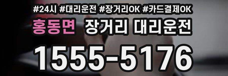 홍동면 장거리 대리운전