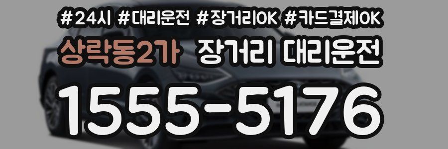 상락동2가 장거리 대리운전