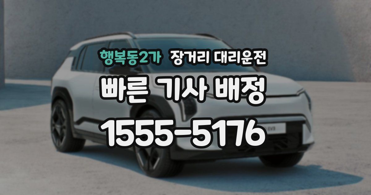 행복동2가 장거리 대리운전