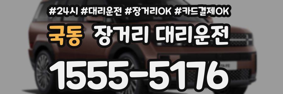 국동 장거리 대리운전