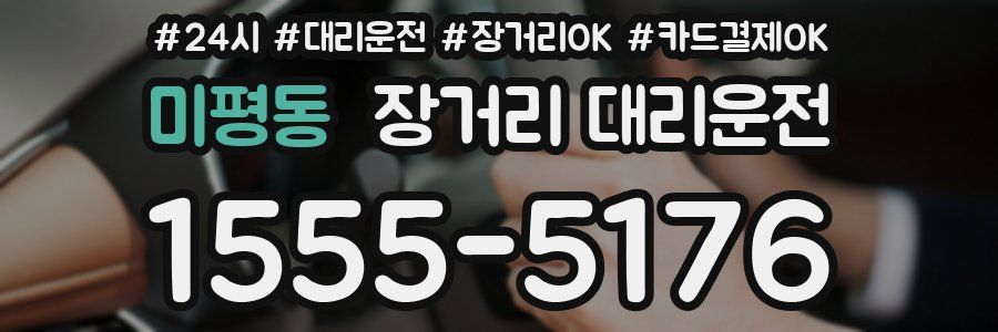 미평동 장거리 대리운전