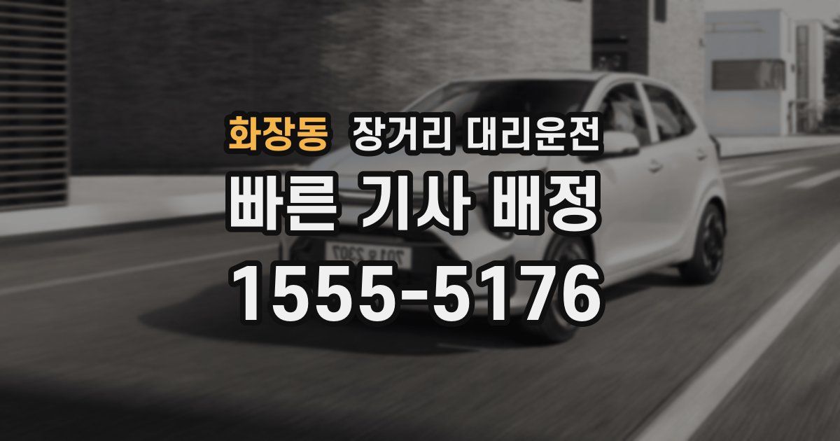 화장동 장거리 대리운전