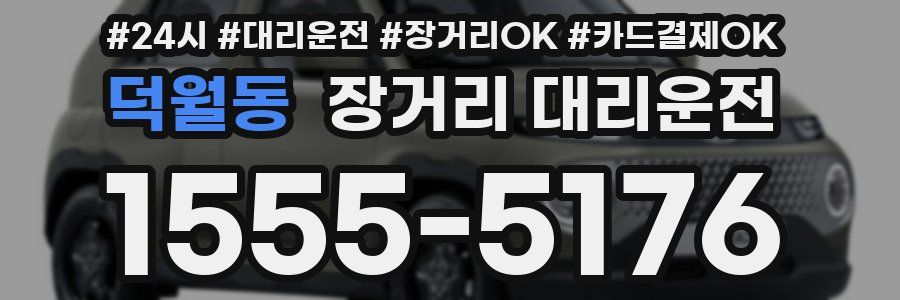 덕월동 장거리 대리운전