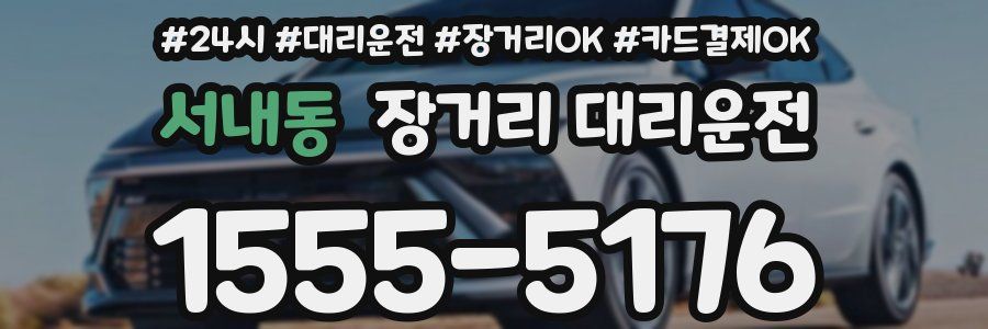 서내동 장거리 대리운전
