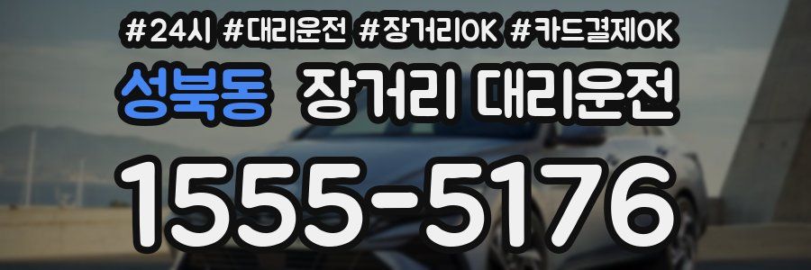 성북동 장거리 대리운전