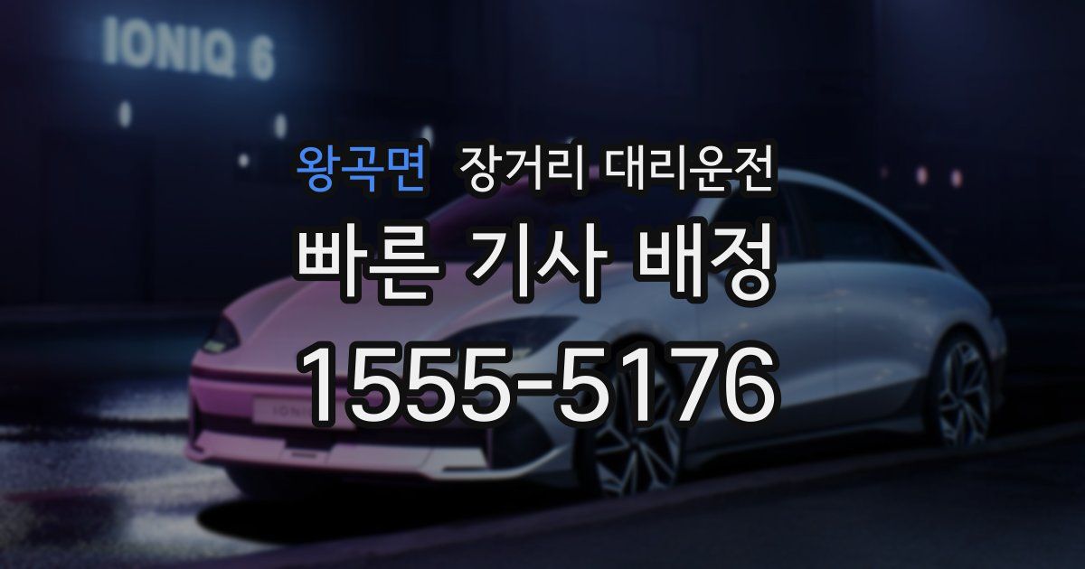 왕곡면 장거리 대리운전