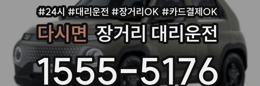 다시면 장거리 대리운전