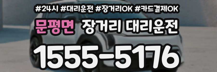 문평면 장거리 대리운전