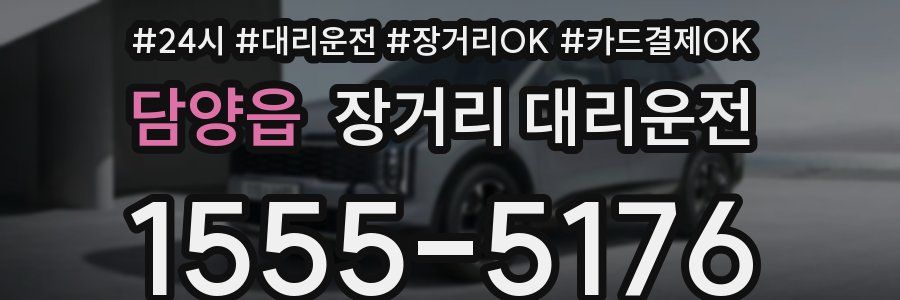 담양읍 장거리 대리운전