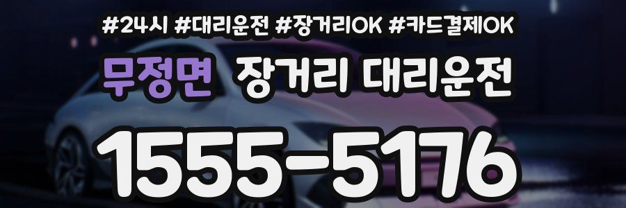 무정면 장거리 대리운전