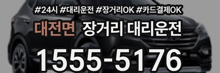 대전면 장거리 대리운전