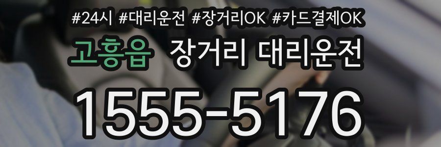 고흥읍 장거리 대리운전