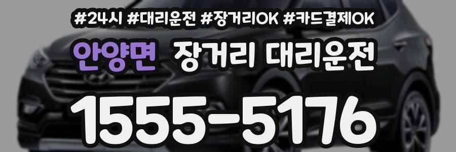 안양면 장거리 대리운전