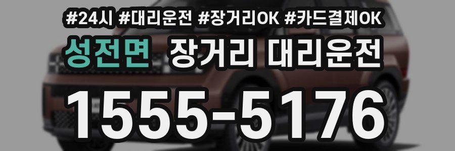 성전면 장거리 대리운전