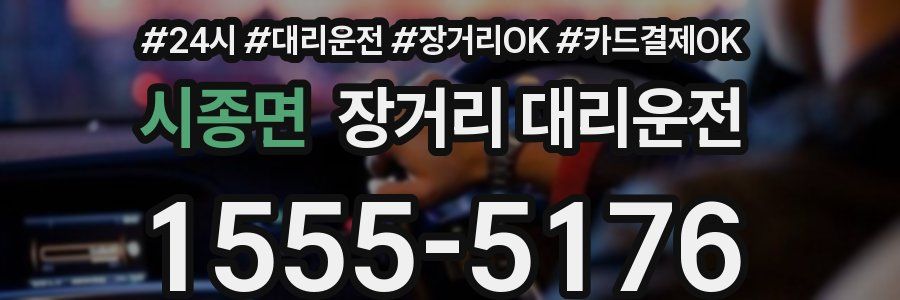 시종면 장거리 대리운전