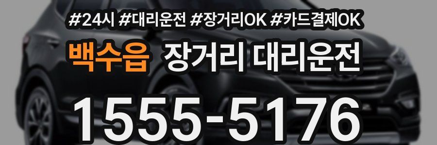 백수읍 장거리 대리운전