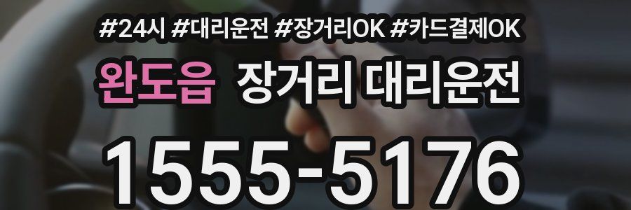 완도읍 장거리 대리운전