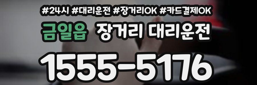 금일읍 장거리 대리운전
