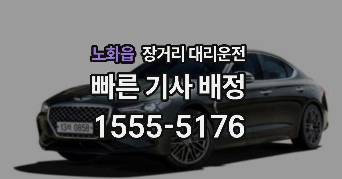 노화읍 장거리 대리운전