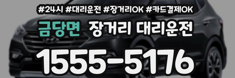 금당면 장거리 대리운전