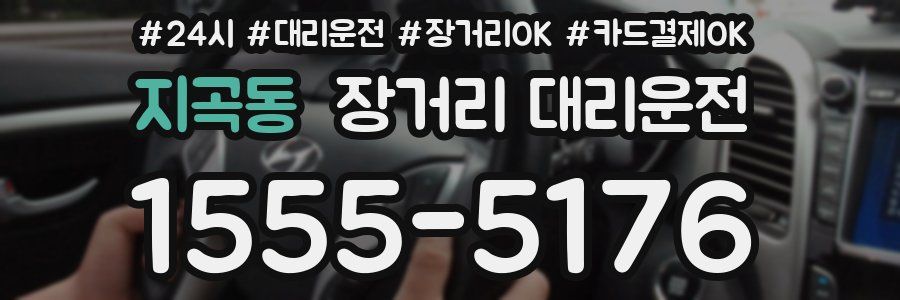 지곡동 장거리 대리운전