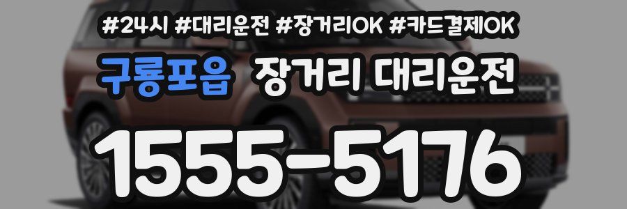 구룡포읍 장거리 대리운전