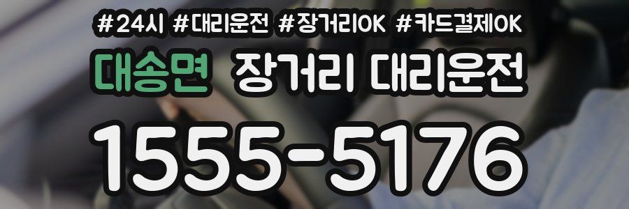 대송면 장거리 대리운전