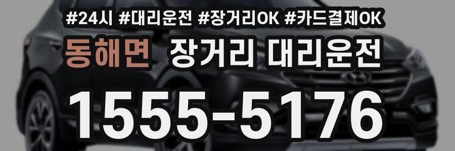 동해면 장거리 대리운전