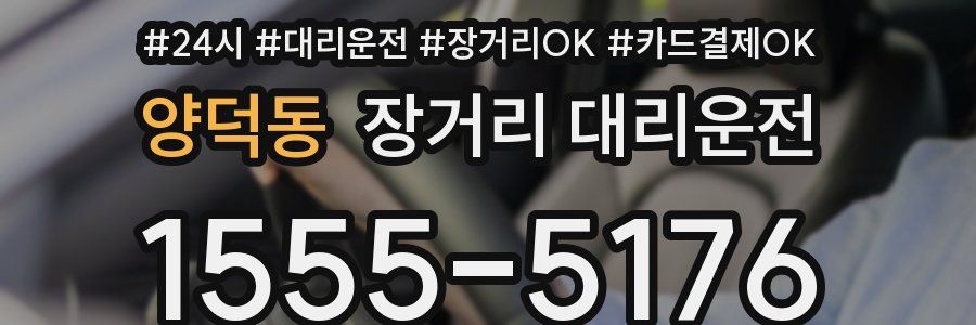 양덕동 장거리 대리운전